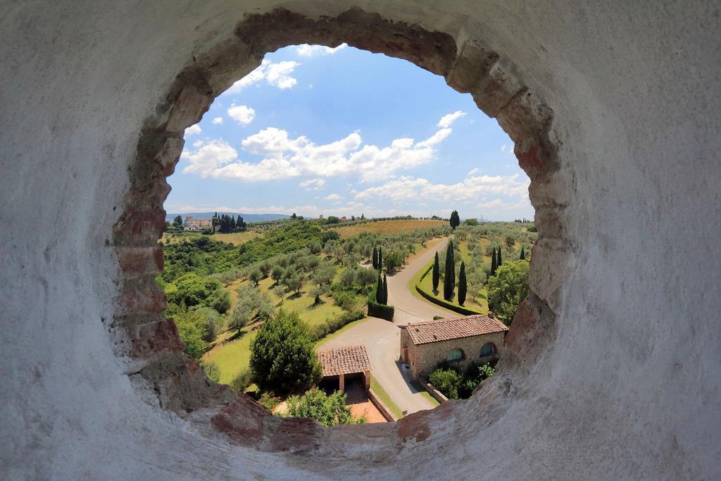 Вилла Castello Di Bibbione Сан-Кашиано-ин-Валь-ди-Пеза Экстерьер фото